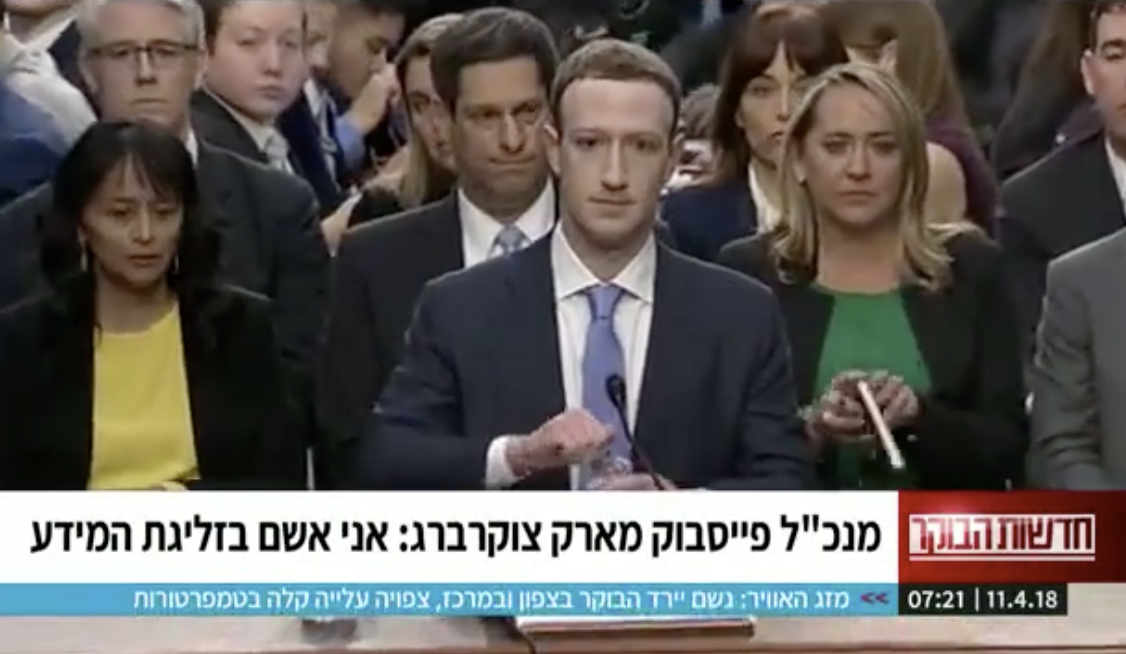 Mark Zuckerberg Hearing